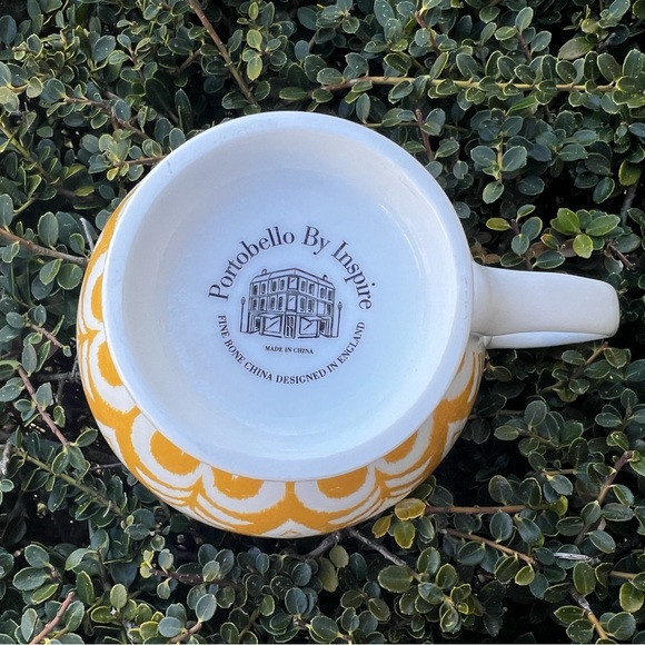 Portabello By Inspire Tea Cup Designed in England Bone China 16oz - Picture 7 of 13